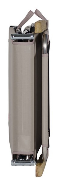 FIAM® Liegestuhl AMIGO 40+ Taupe mit Armlehnen/Eschenholz